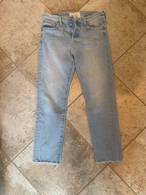 Mother Scrapper Cuff Ankle Fray size 27